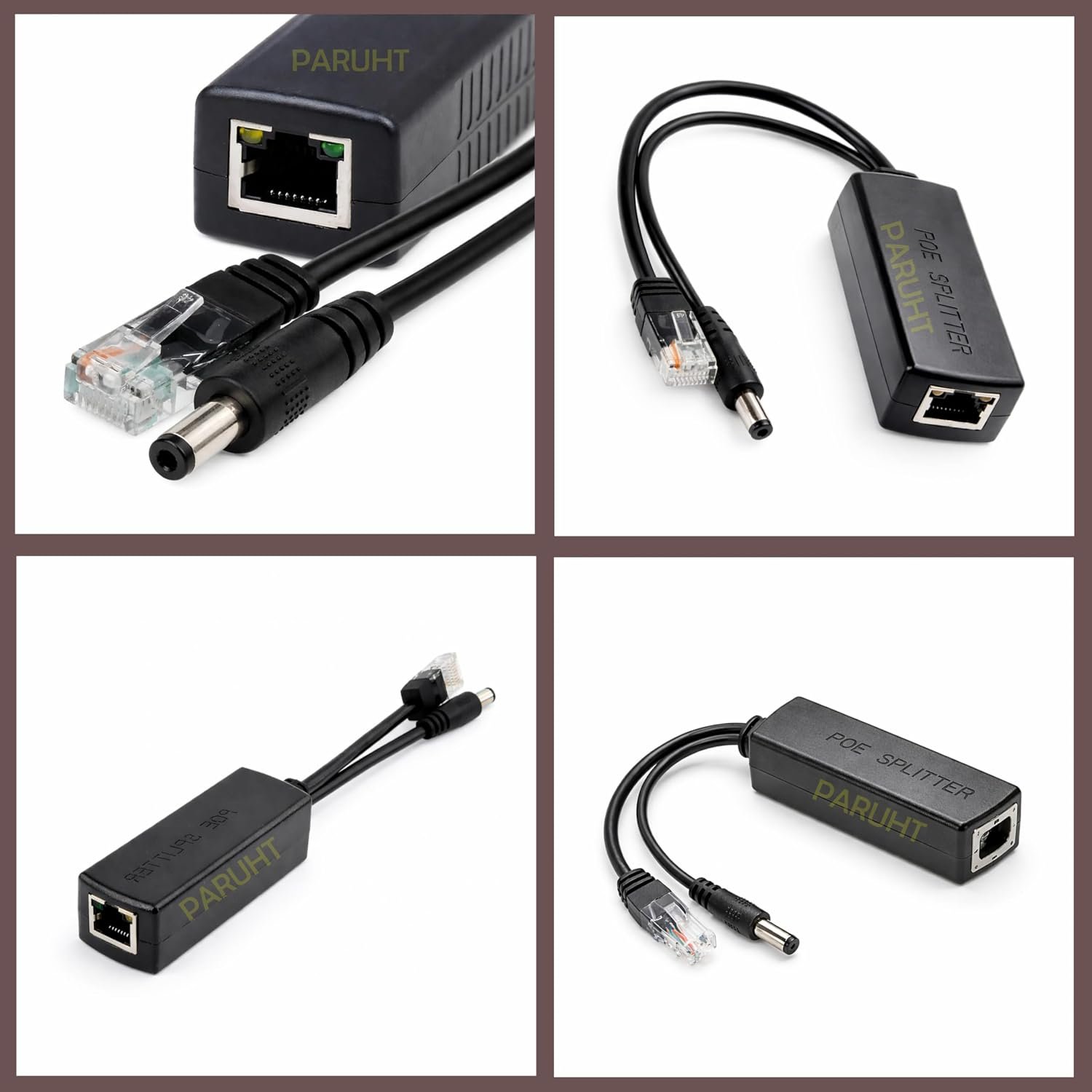 Muvofs PoE Splitter Active Power Over Ethernet 48V to 12V for POE Devices, Switches, IP Camera, IP Phone - Image 4
